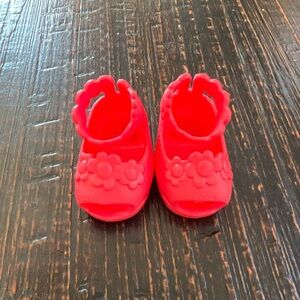 Baby Alive Pink Shoes Flowers Replacement Doll Shoes Heels